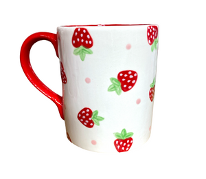 Wichita Strawberry Dot Mug