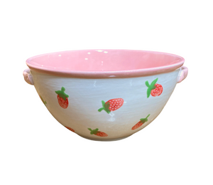 Wichita Strawberry Print Bowl