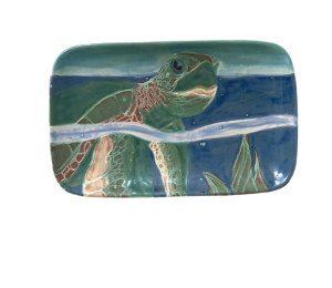 Wichita Swimming Turtle Plate