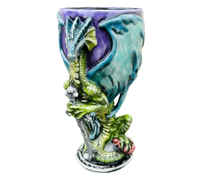 Wichita Antique Dragon Goblet